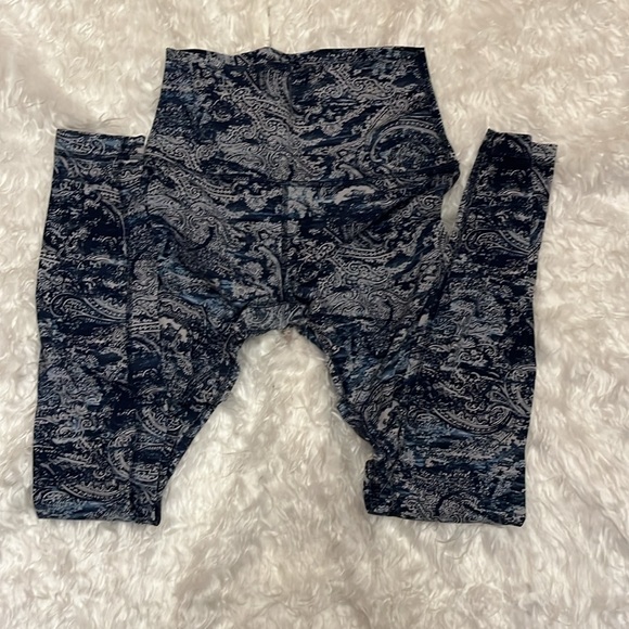 Lululemon Align Pant *Full Length 28" Paisley Glaze Multi Size 4 - Picture 8 of 10